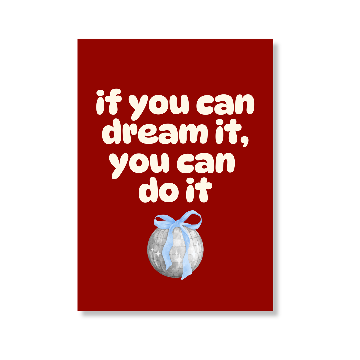Oepsie ansichtkaart If you can dream it you can do it