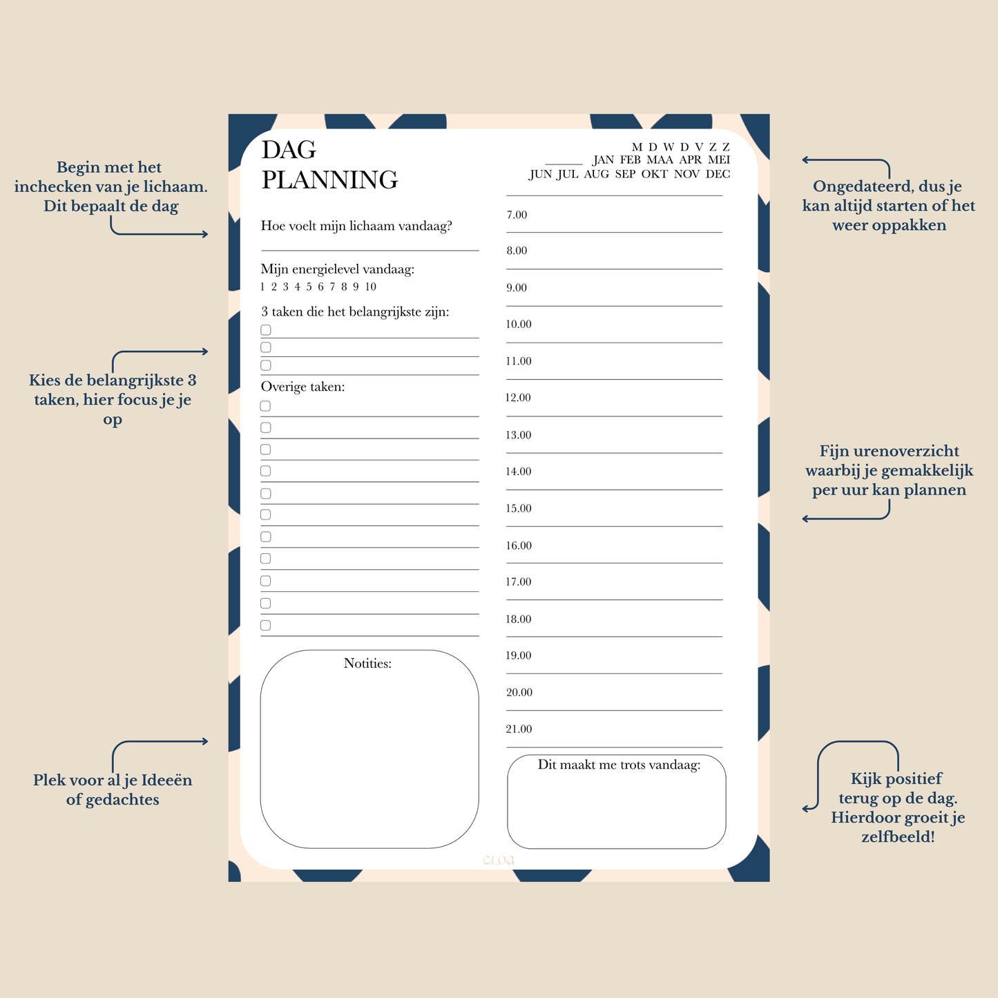 Plannersbundel Week & Dag