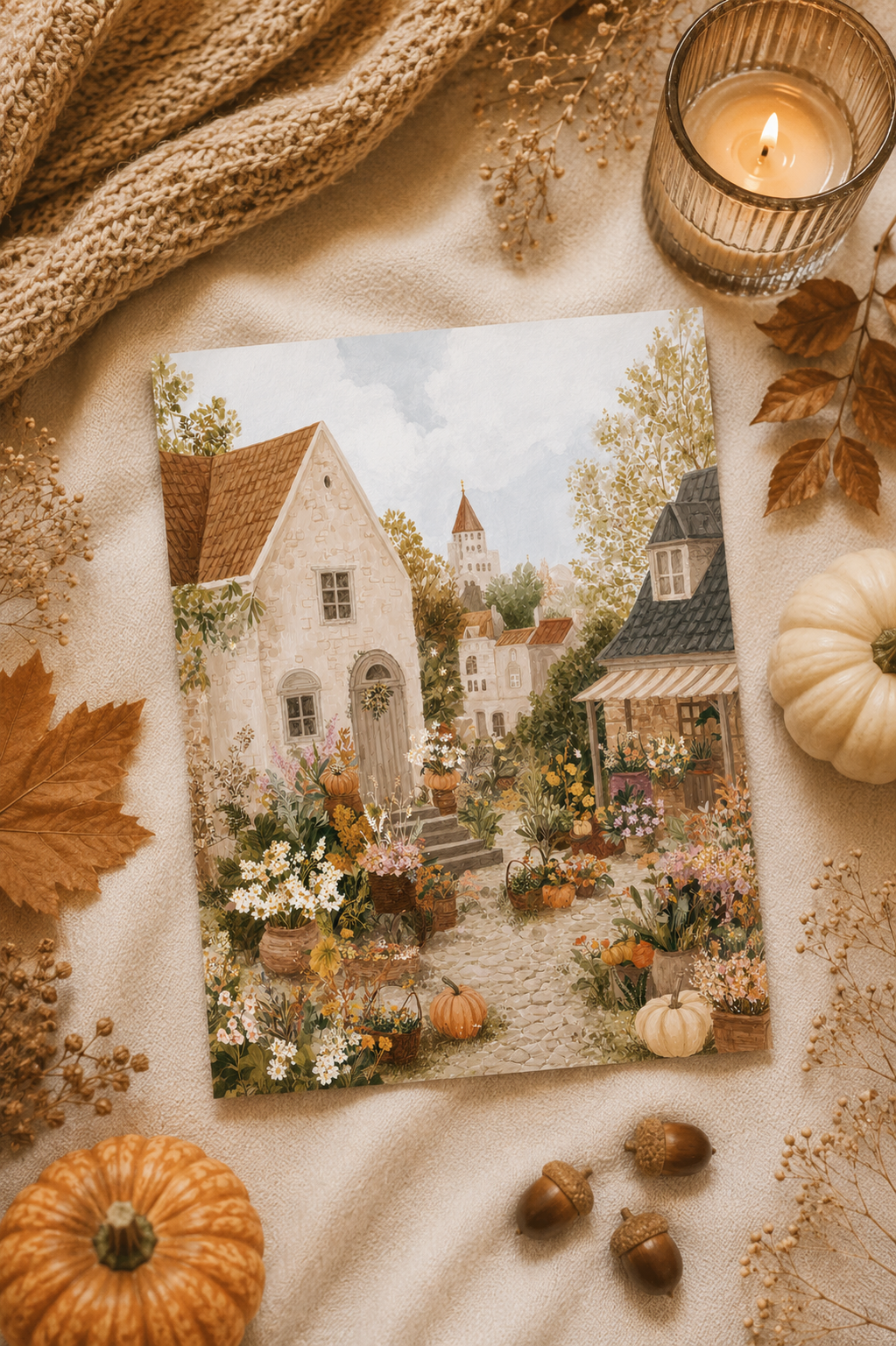 Autumn in Bloom Ansichtkaart