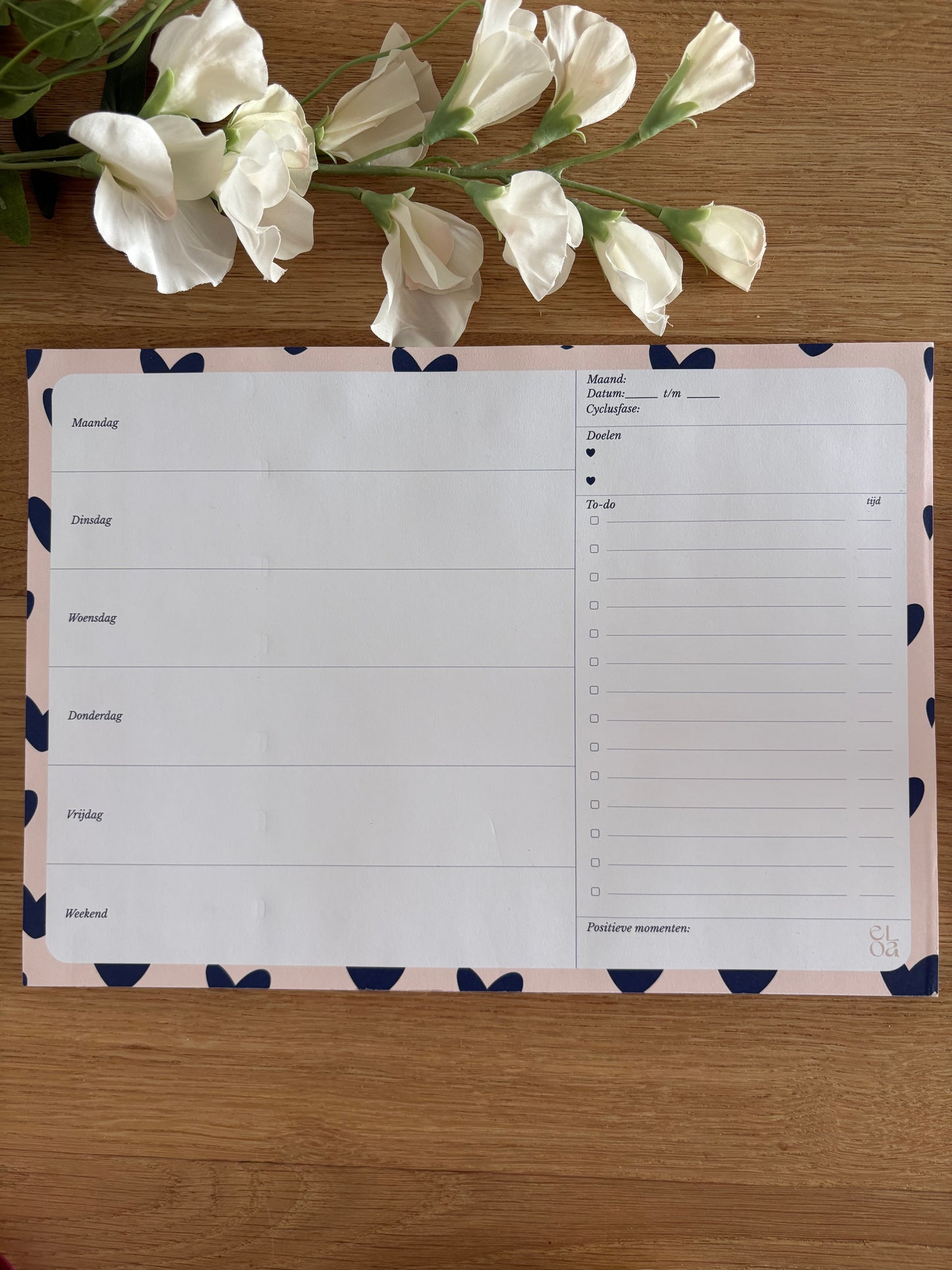 Bureau Weekplanner A4