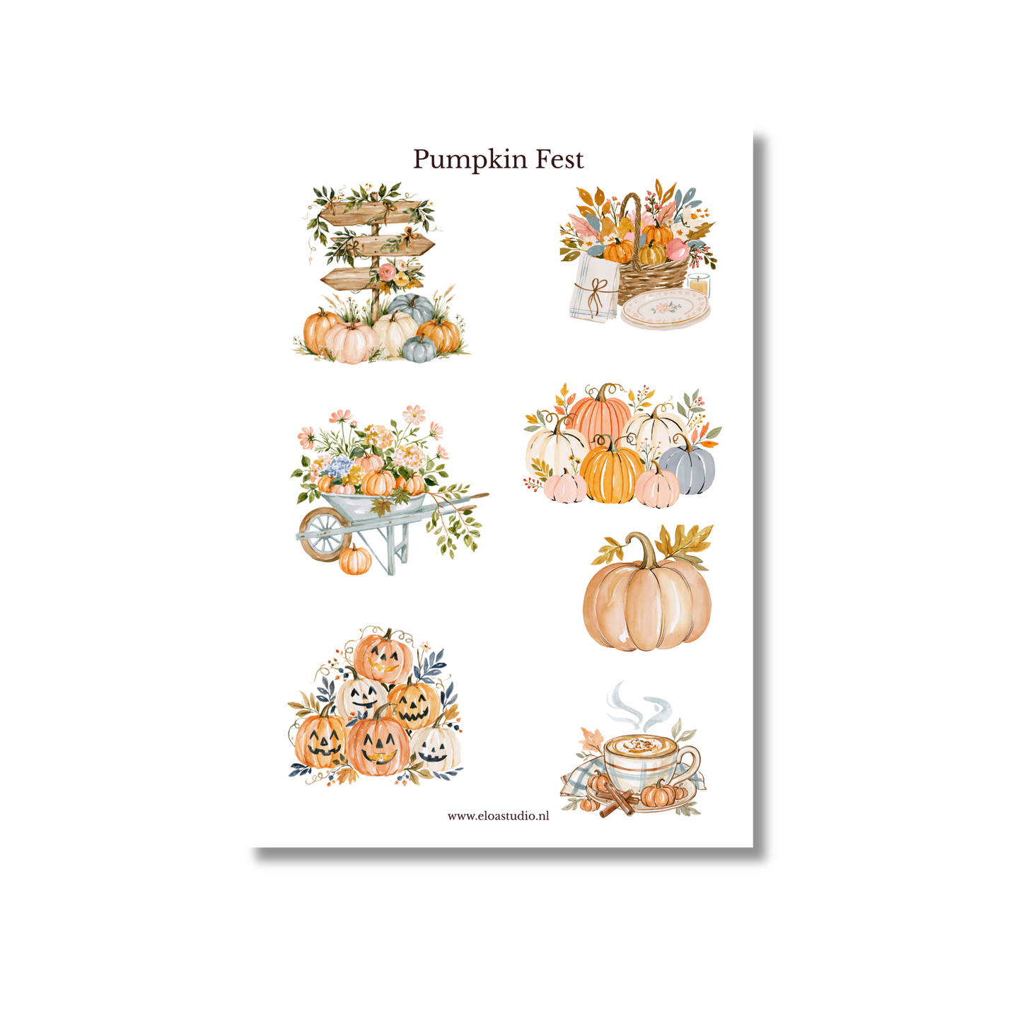 Pumpkin Fest stickervel