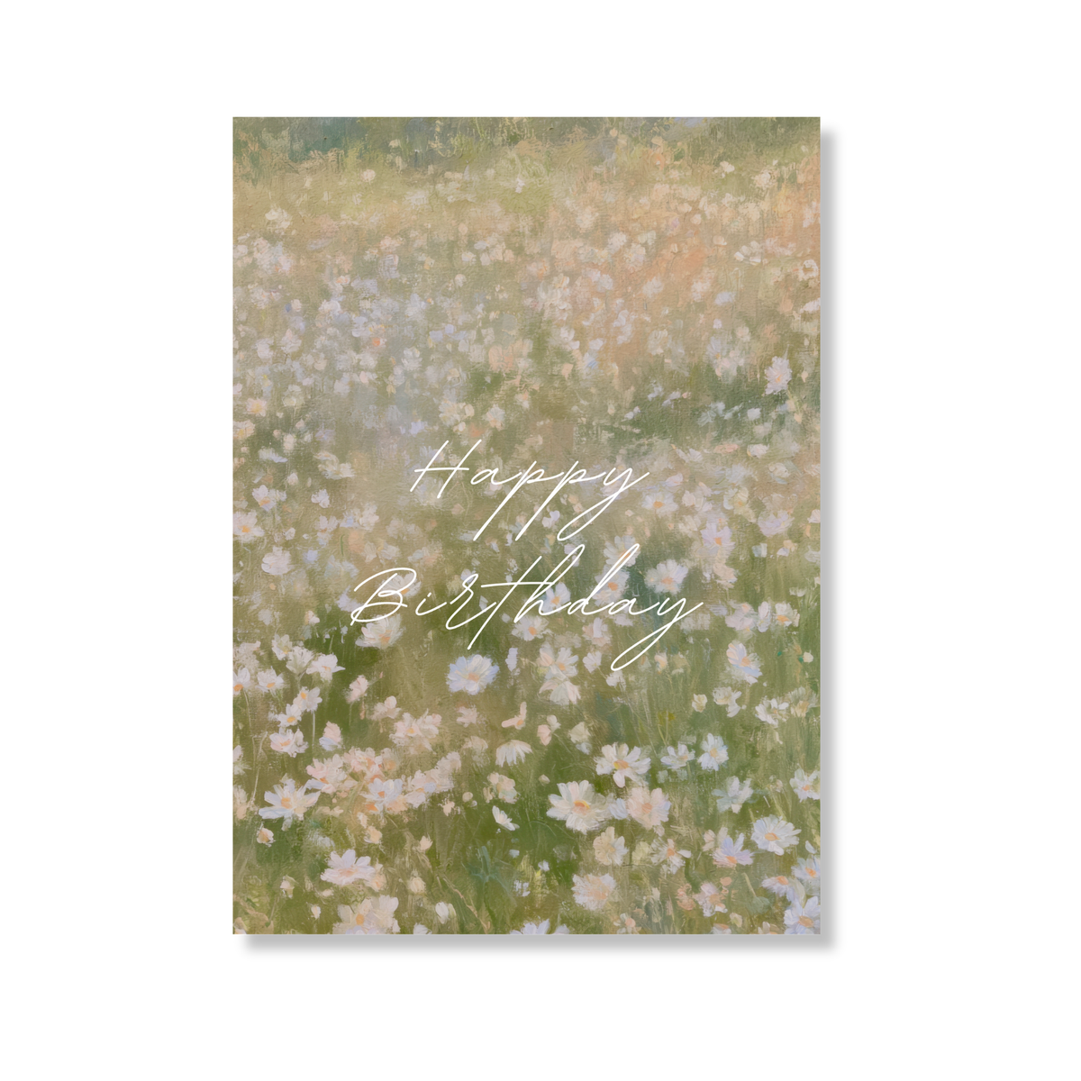 Happy Birthday bloemen wenskaart