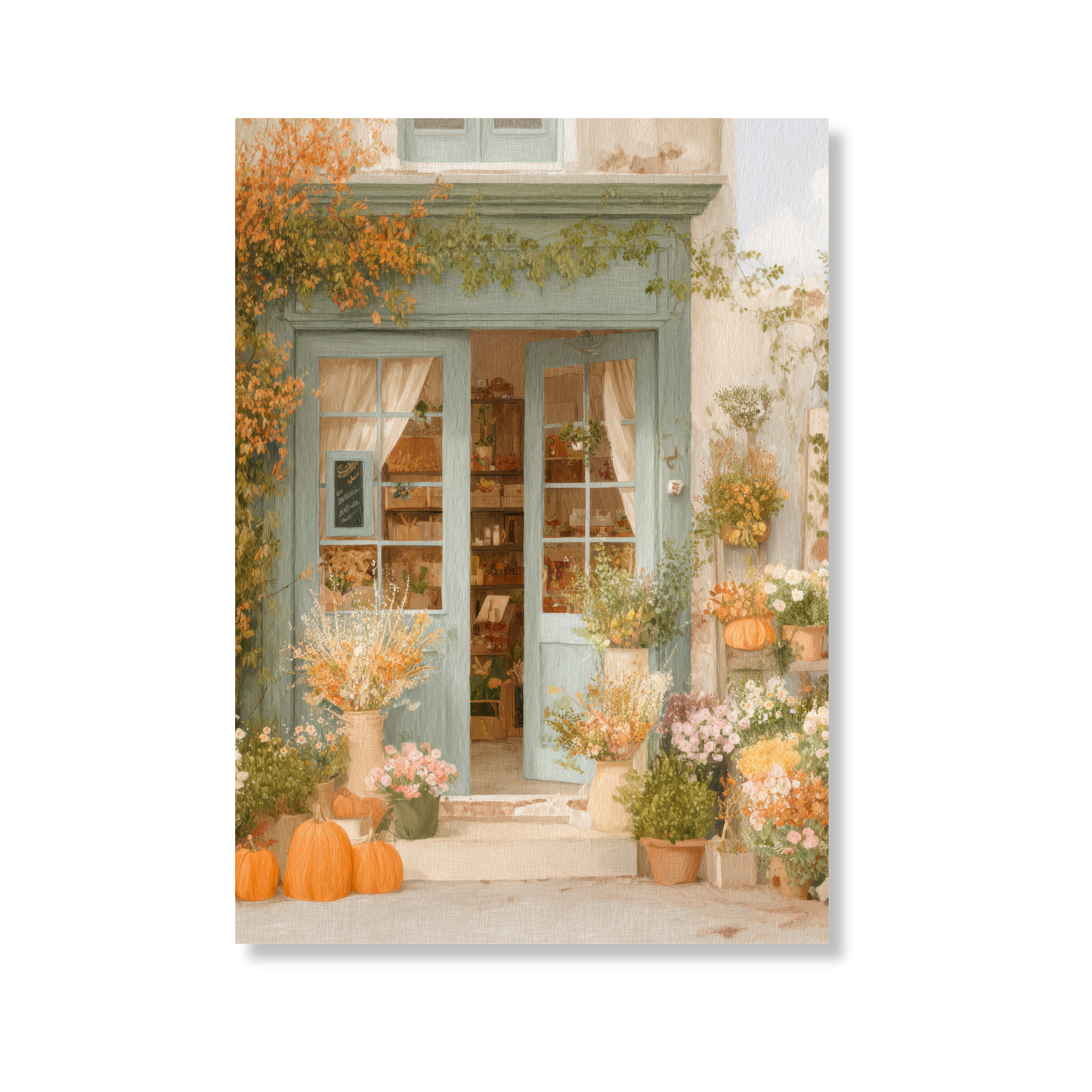 Little flower shop Ansichtkaart