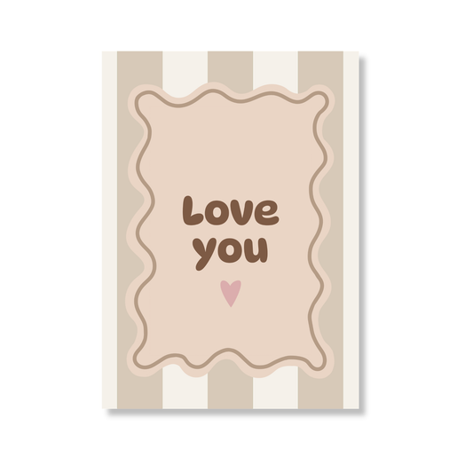 Love you Ansichtkaart