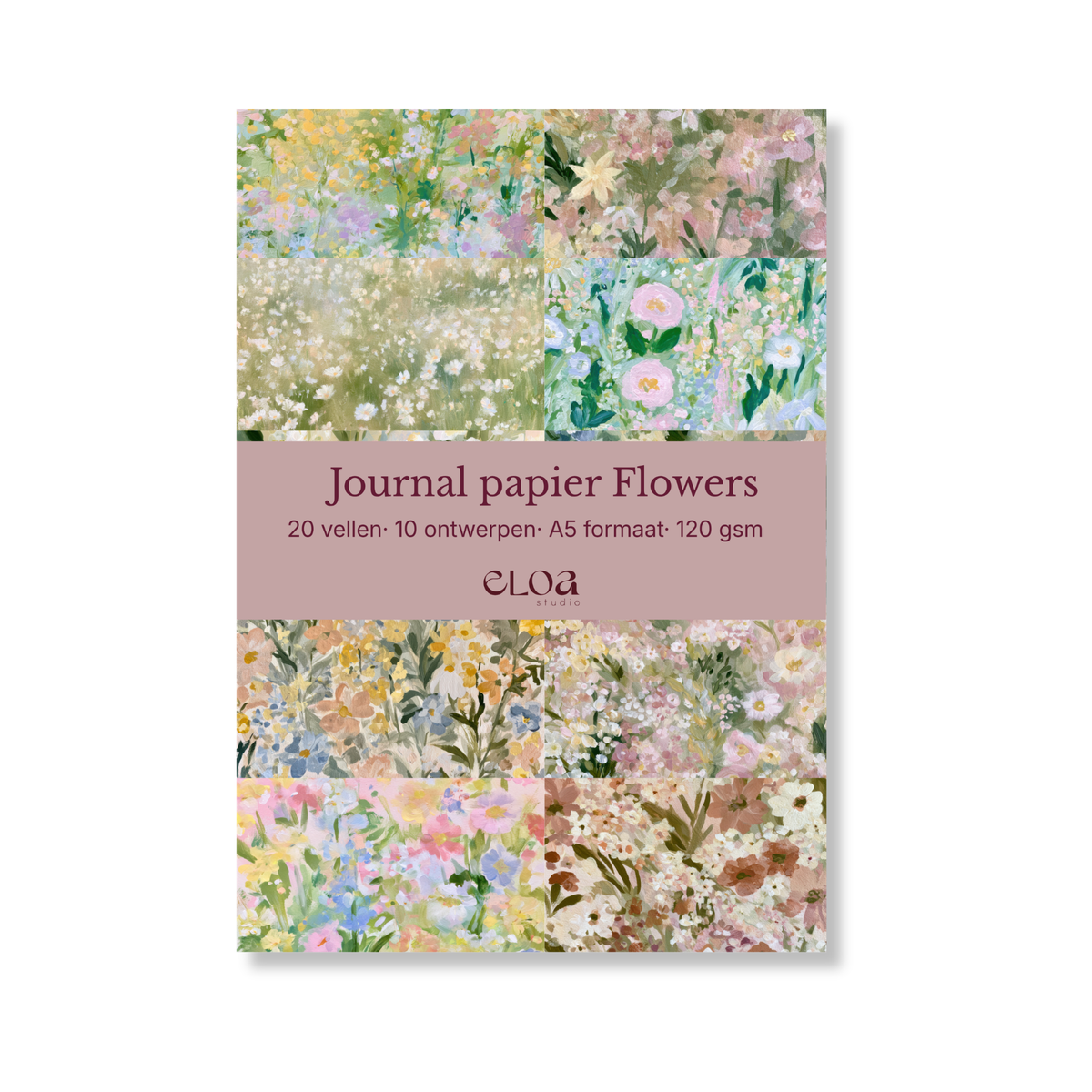 Journal Papier Bloemen