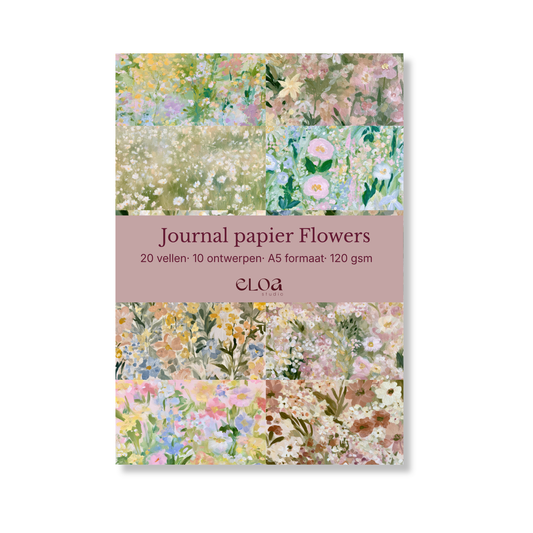 Journal Papier Bloemen
