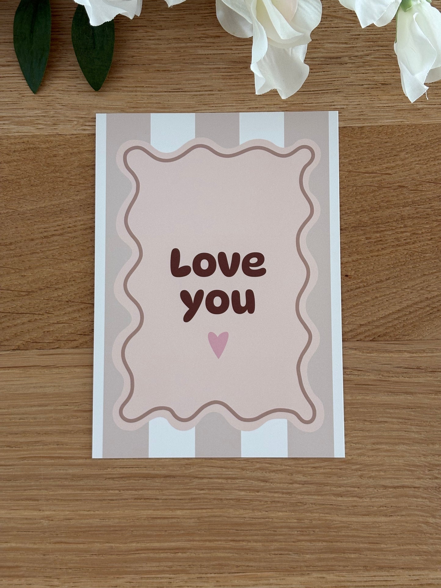 Love you Ansichtkaart