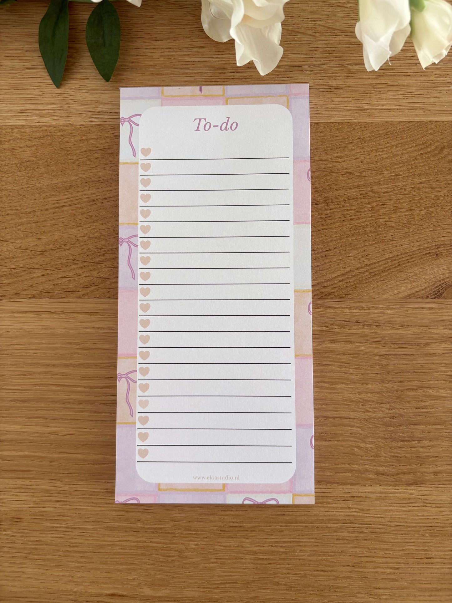 To-Do notitieblok Strikjes