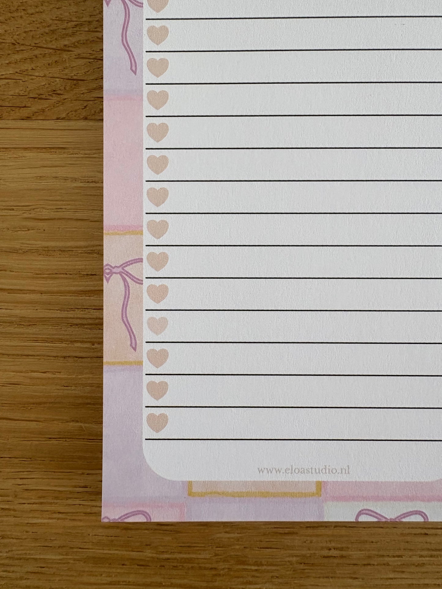 To-Do notitieblok Strikjes