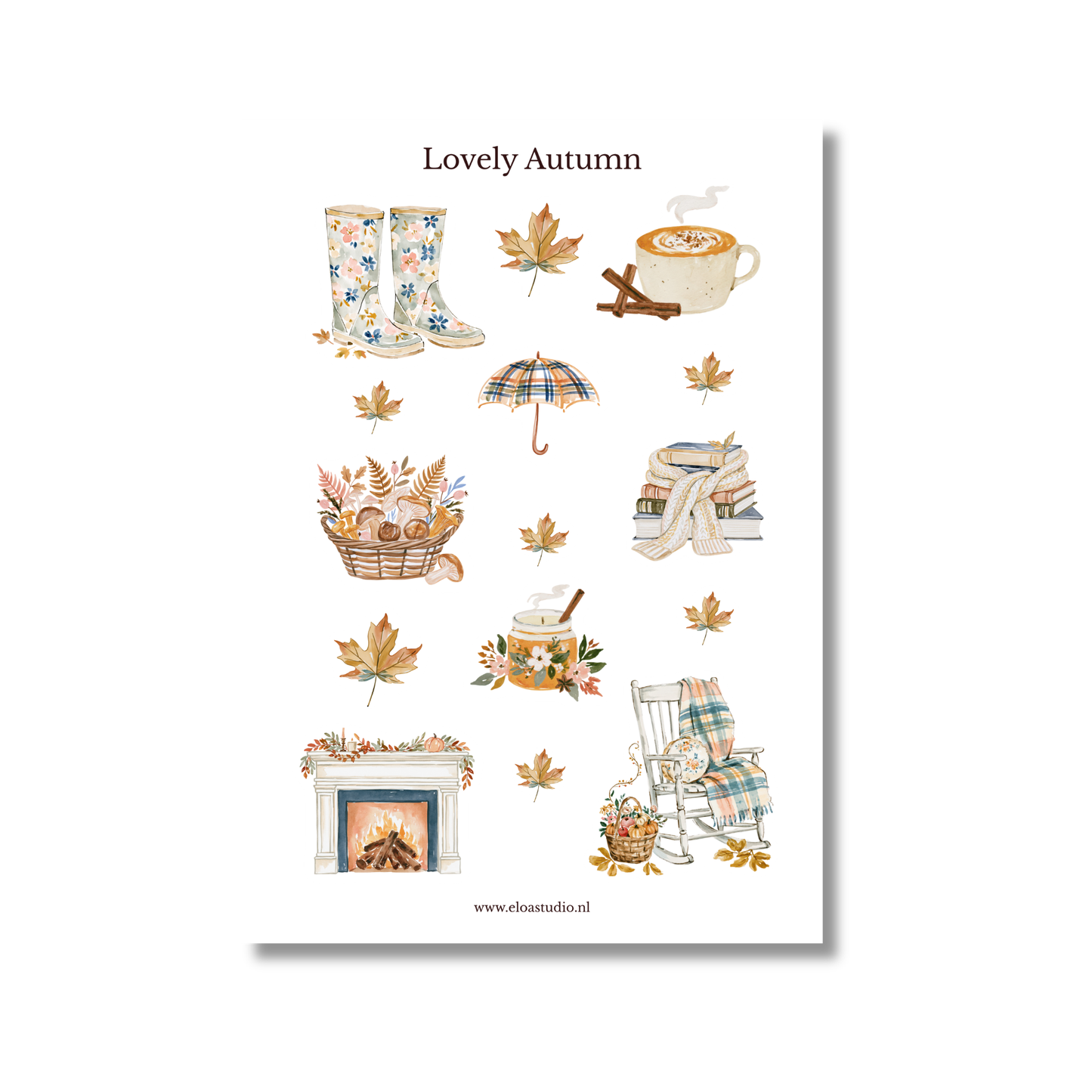 Lovely Autumn stickervel