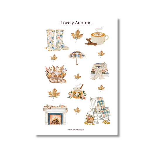 Lovely Autumn stickervel