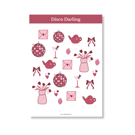 Disco Darling stickervel