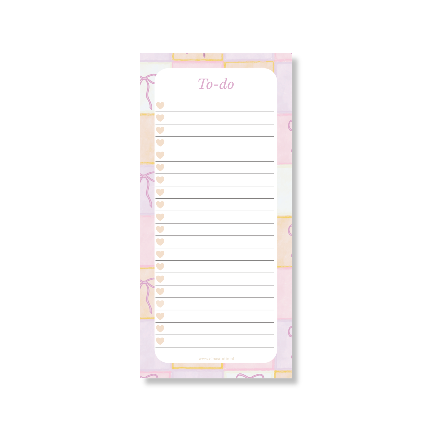 To-Do notitieblok Strikjes